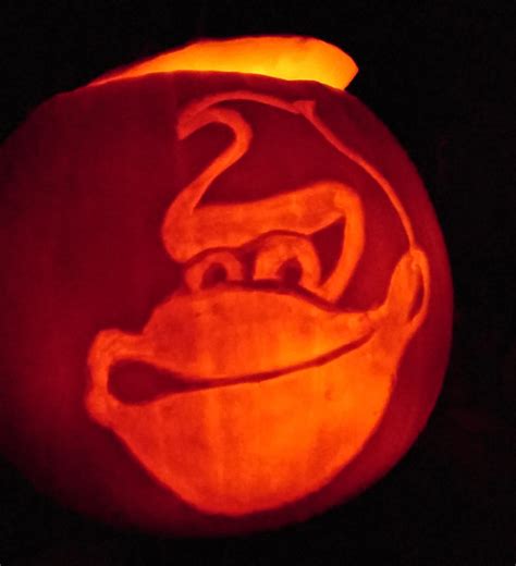 Donkey Kong Pumpkin Stencil Printable - Printable Stencils