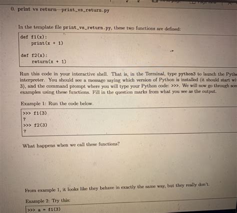 Image result for Return vs Print Python