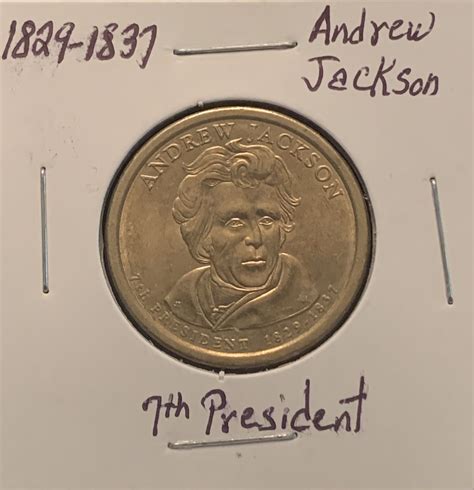 2008 P ANDREW JACKSON 1 DOLLAR COIN UNC COND BIN 2.00 - For Sale, Buy ...