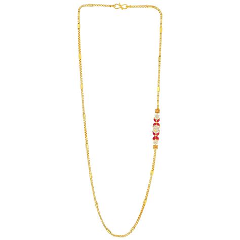 MEENAZ mugappu chain for women girls wife traditional Jewellery Stylish ...