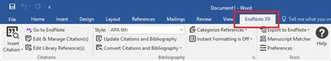 Image result for EndNote Word Plugin