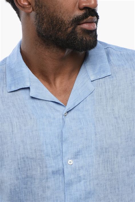 Altea Linen Short Sleeved Shirt men - Glamood Outlet