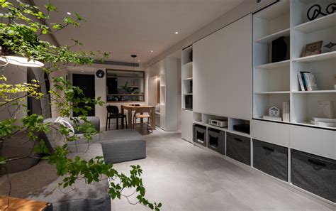 65平米现代风格小户型一居室装修设计效果图 - 家居装修知识网