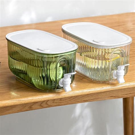 ZROBM Drink Dispenser, Drink Dispenser for Fridge, Drink Dispenser with ...