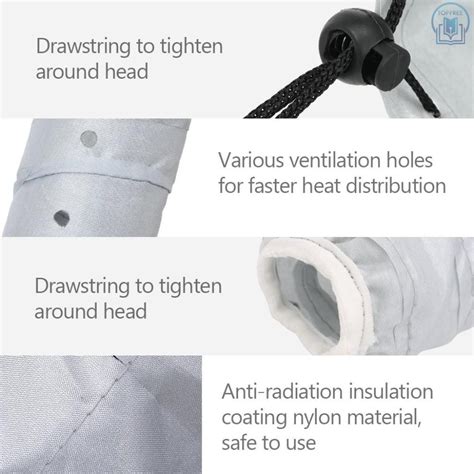 Portable Soft Bonnet Hood Hair Blow Dryer Attachment Head Cover Hot Oil ...