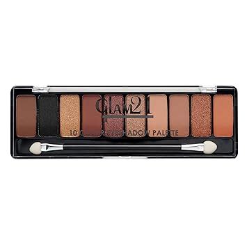 Buy Glam21 Get Smoky 10 Color Eyeshadow Palette |Long-Lasting | Smudge ...