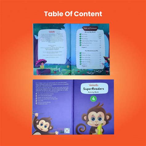 Vedantu Early Learning SuperReaders Activity Book Set for Kids (1-6)