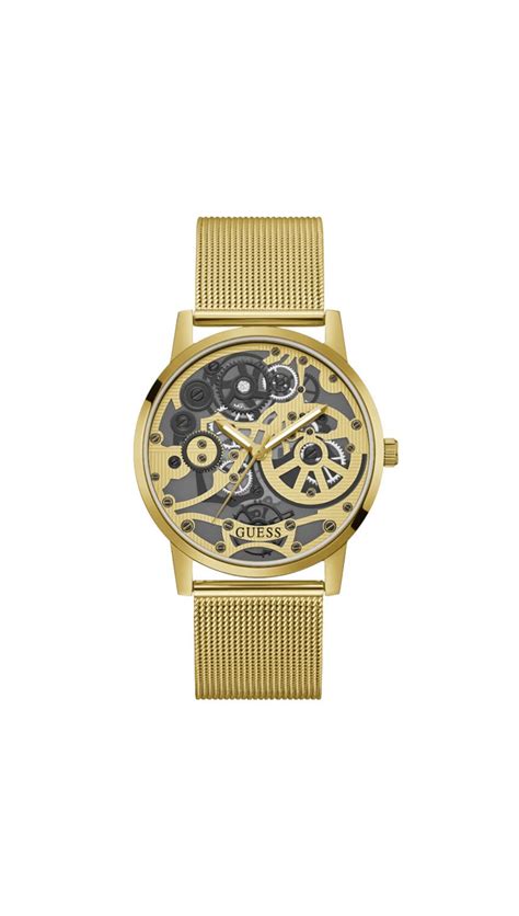 Guess Analogue Gold Dial Men's Watch-GW0538G2 : Amazon.in: Fashion