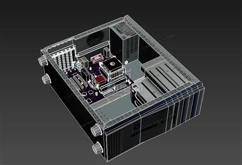 电脑机箱虚拟现实AR模型-CG模型网（cgmodel)-让设计更有价值!