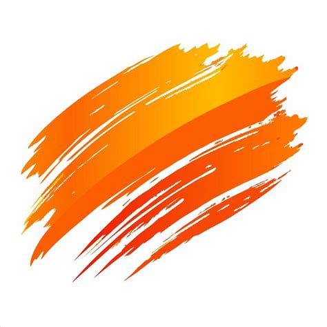 A painting of orange and yellow lines with a yellow line | Premium Vector