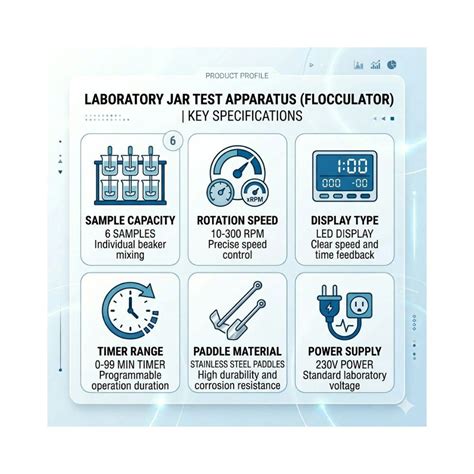 Jar Test Apparatus Model 1926 - 6 Samples, Digital, 10-300 RPM