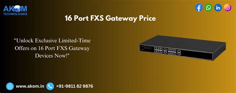 16 Port FXS Gateway Price
