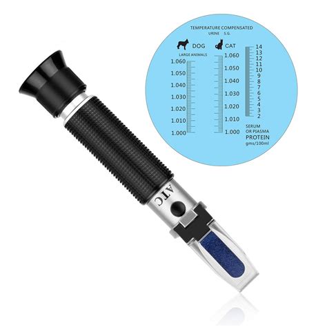 Pet Dog Cat Refractometer Animal Clinical Refractometer Serum Plasma ...
