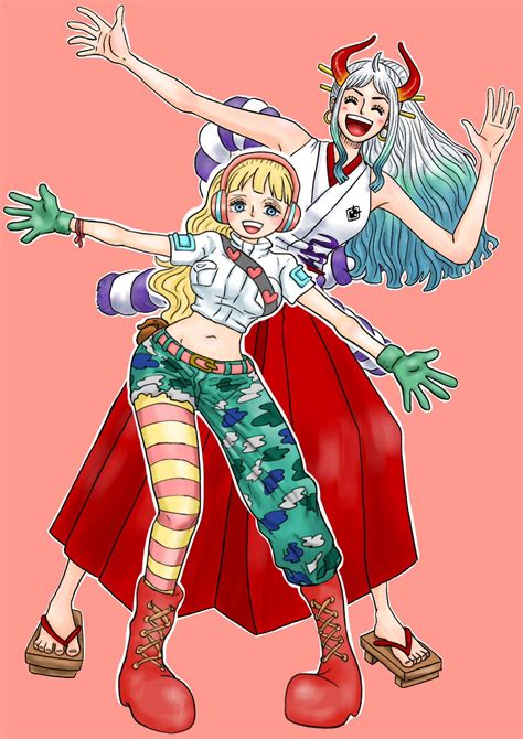 yamato and hibari (one piece) drawn by couchpotato_op | Danbooru