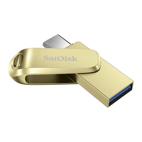 SanDisk Mobile Pen Drive Luxe 64 GB, USB Type A & USB C Connector, Up ...