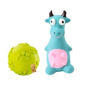 Buy Foodie Puppies 2in1 Combo of Latex Squeaky Sound Chew Toy - (Blue ...
