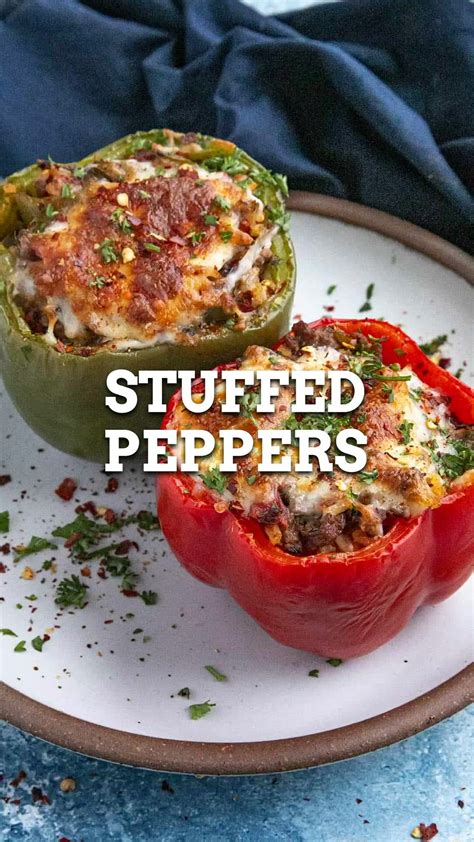 Barefoot Contessa Stuffed Peppers - Delish Sides | Receita | Pimentas ...