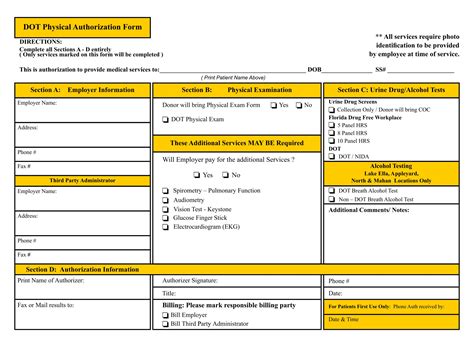 Printable Dot Medical Card