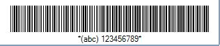 Image result for Code 39 Barcode Example