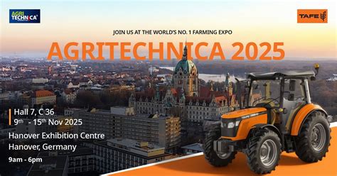 TAFE TRACTORS @AGRITECHNICA 2025, Hanover, Germany, Hannover, 9 ...