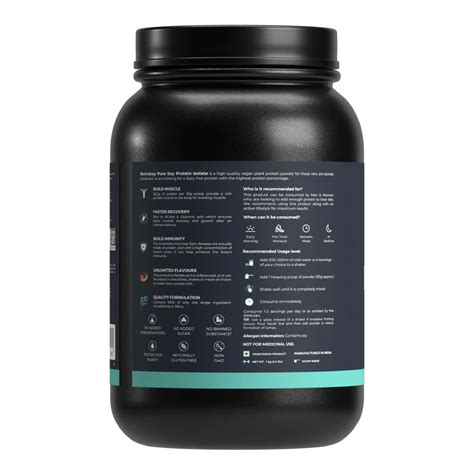 Buy NUTRABAY PURE 100% SOY PROTEIN ISOLATE UNFLAVOURED - 1KG Online ...