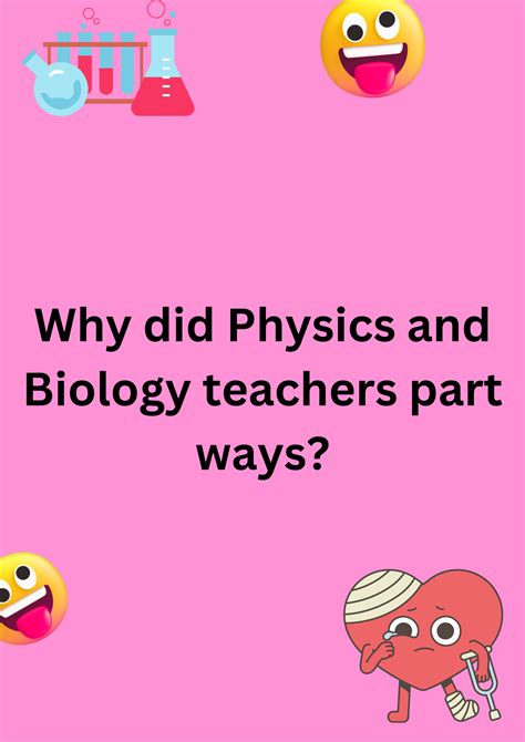 Biology jokes for teachers | Biology jokes, Physics jokes, Teacher jokes