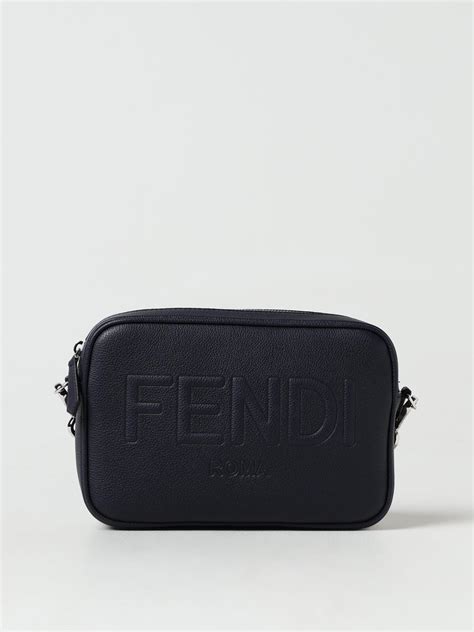 FENDI: Sac homme - Bleu | Sacoche Fendi 7M0286AMAC en ligne sur GIGLIO.COM