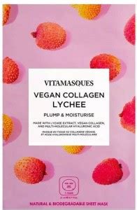 Vitamasques Vegan Collagen Lychee Sheet Mask - Price in India, Buy ...