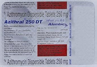Azithral 250MG DT - Strip of 5 Tablets : Amazon.in: Health & Personal Care