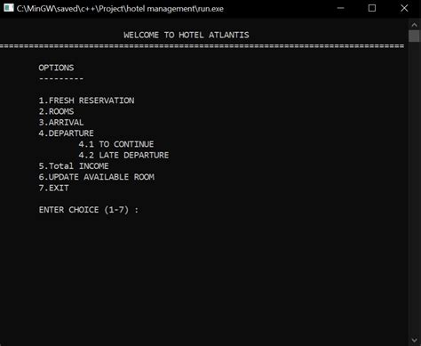 Image result for Hotel Management System Code