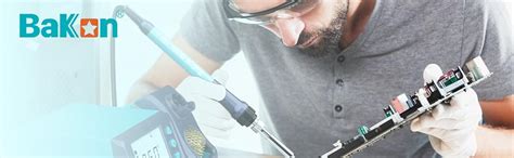 Bakon 881 2-In-1 SMD Hot Air Rework and Soldering Station with LCD ...