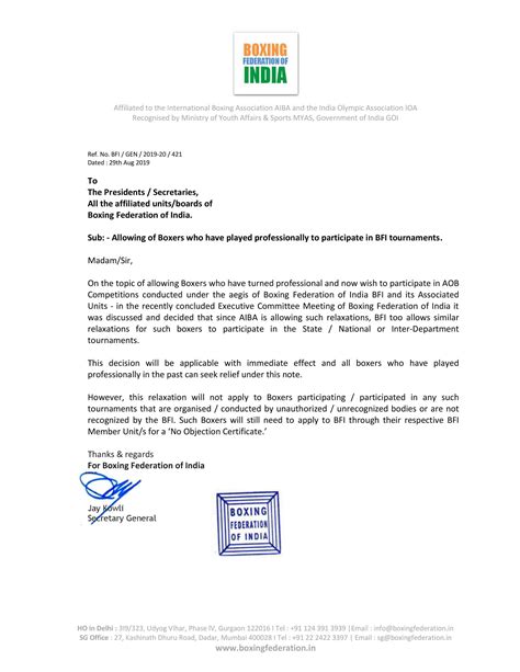 Boxing Federation of India gives permission for pro boxers to compete ...