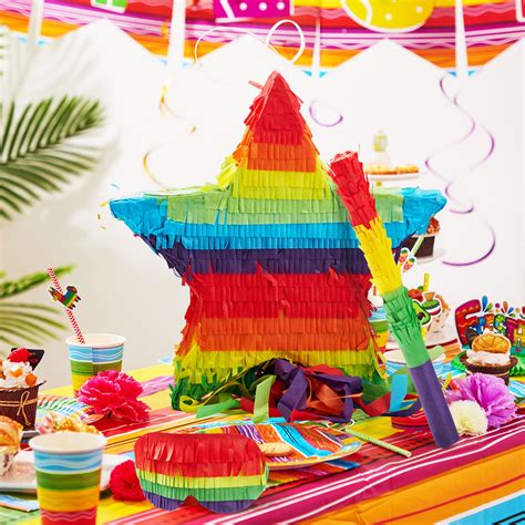 JOYIN Cinco De Mayo Star Pinata, Fiesta Party Supply for Fiesta Taco ...