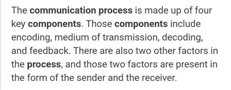 Explain any two out of the three important parts in communication.help ...