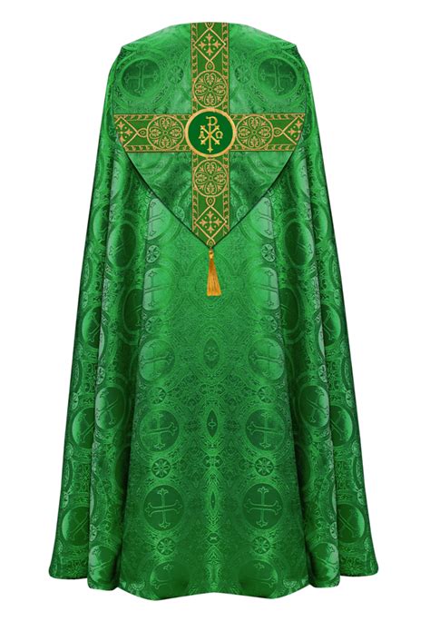 Gothic Cope - Cross Color Lace with Motif – JOHA VESTMENTS
