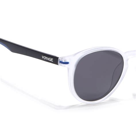 Matira | Transparent Round Polarized Sunglasses | PMG7412 – GoEye
