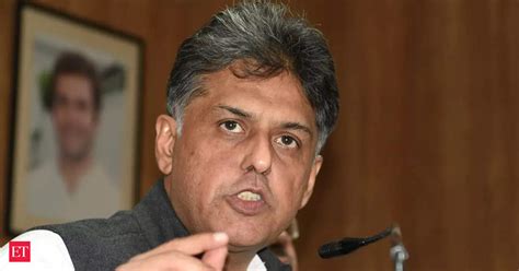 Manish Tewari: Congress president poll: Manish Tewari bats for ...