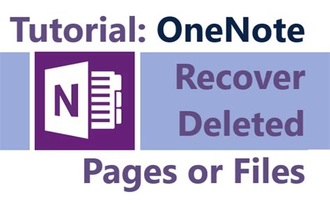 Image result for Recover OneNote Page