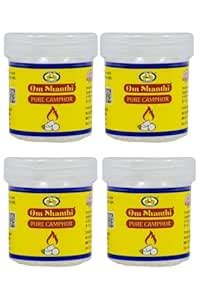 Cycle Om Shanthi Pure Camphor 250 GM JAR – Pack of 4 (250 GM x 4 Jar =1 ...