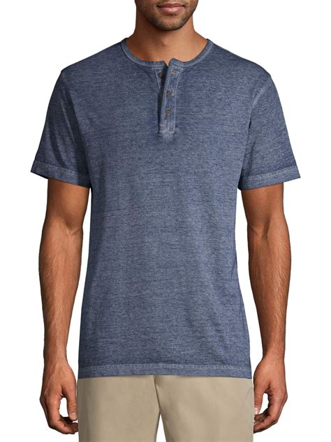 Short Sleeve Ribbed Henley Men's at Sophia Hoff blog
