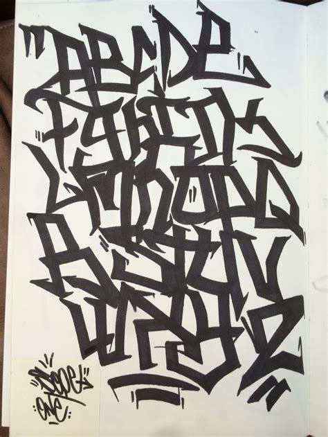 Image result for HandStyle Alphabet