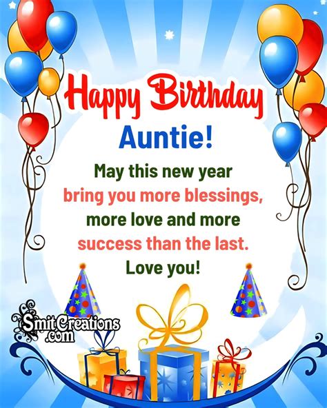Happy Birthday Wishes for Aunt with Respect, Joy, and Blessings - Smit ...