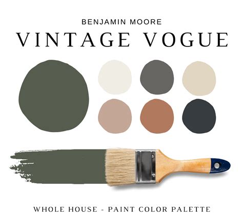 Benjamin Moore VINTAGE VOGUE Color Palette - NISH