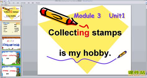 Collecting Stamps Is My Hobbies 课件 PPT 图片 的图像结果