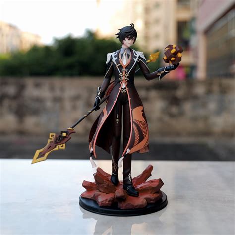 Anime Genshin Impact GK Morax Zhongli Figure PVC | Ubuy India