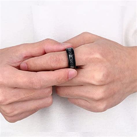 Buy MEENAZ Rings for Men Combo Boys Boyfriend gents friends Silver Ring ...