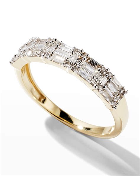 STONE AND STRAND Deluxe Shield of Strength Diamond Ring | Neiman Marcus