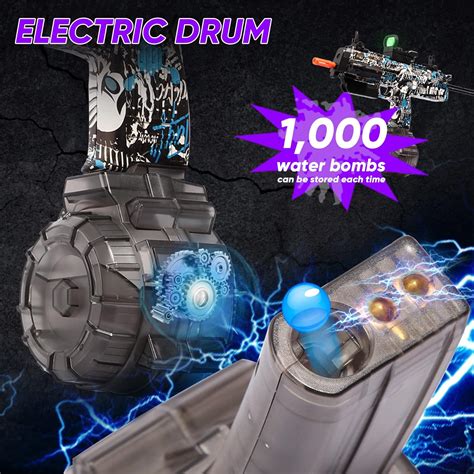 Buy Large Gel Ball Blaster with Drum(Electric), 26'' MP7-Pro Splatter ...
