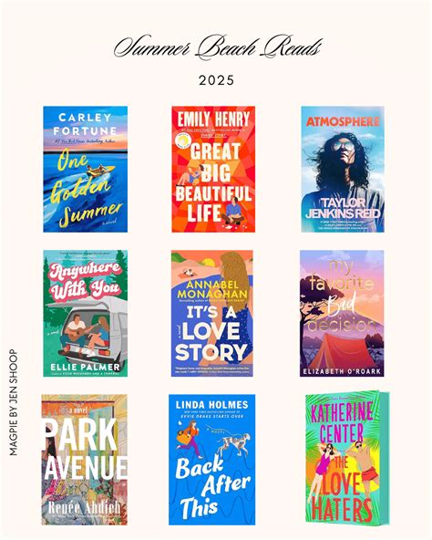 Best Summer Beach Reads 2025 | Juicy Books to Pack