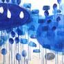 Floating With The Blue Pools Painting by Saffron Craig | Saatchi Art